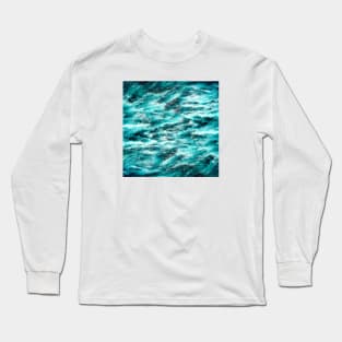 Blue Ocean Patterns Long Sleeve T-Shirt